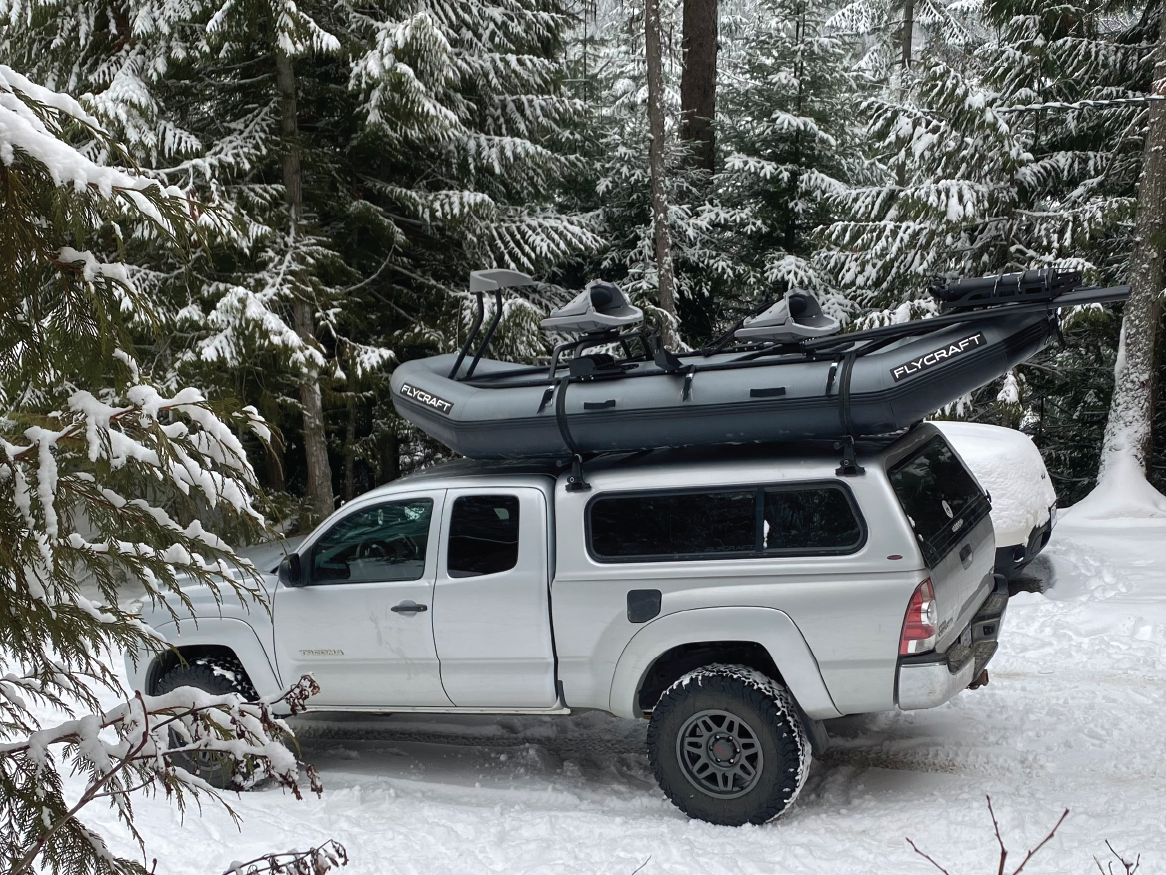 INTRODUCING THE FLYCRAFT STEALTH X: The self-bailing 2 or 3-person inflatable  boat 