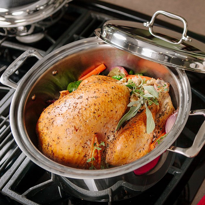 Ovensafe stainless steelpots from 360 Cookware