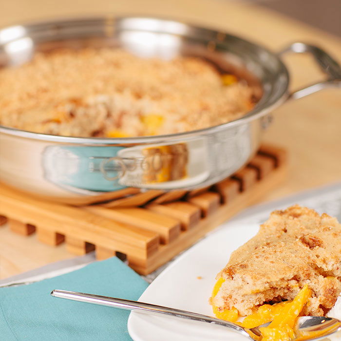 360 Cookware pot baking on the stove top