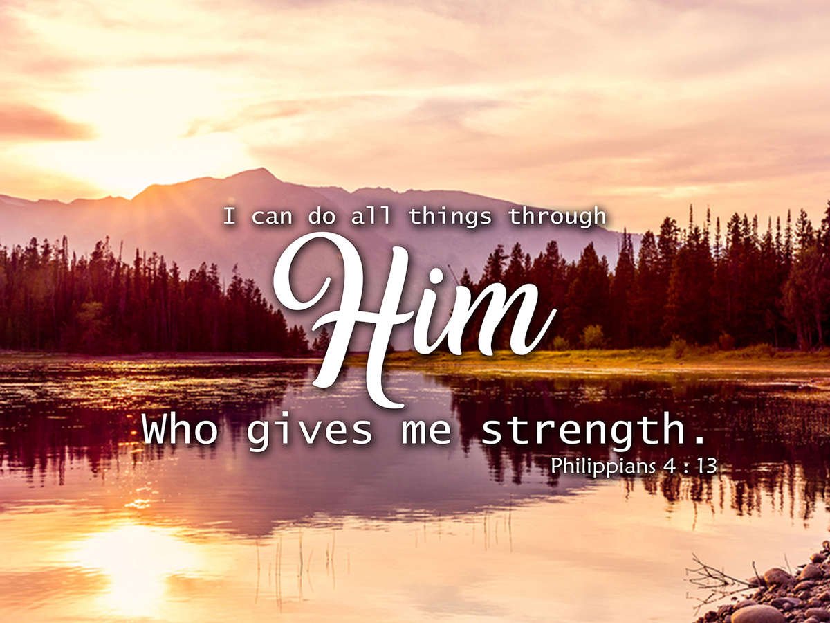 bible verse about strength tgrough chrisst