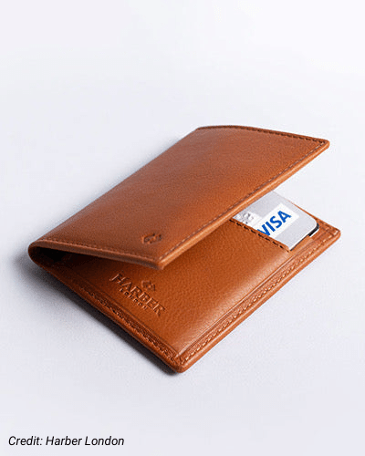 Leather wallet from Harber London