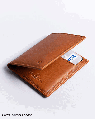 Leather wallet from Harber London