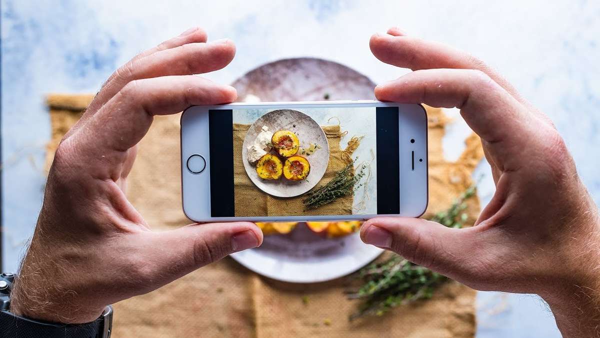 iPhone photography of food