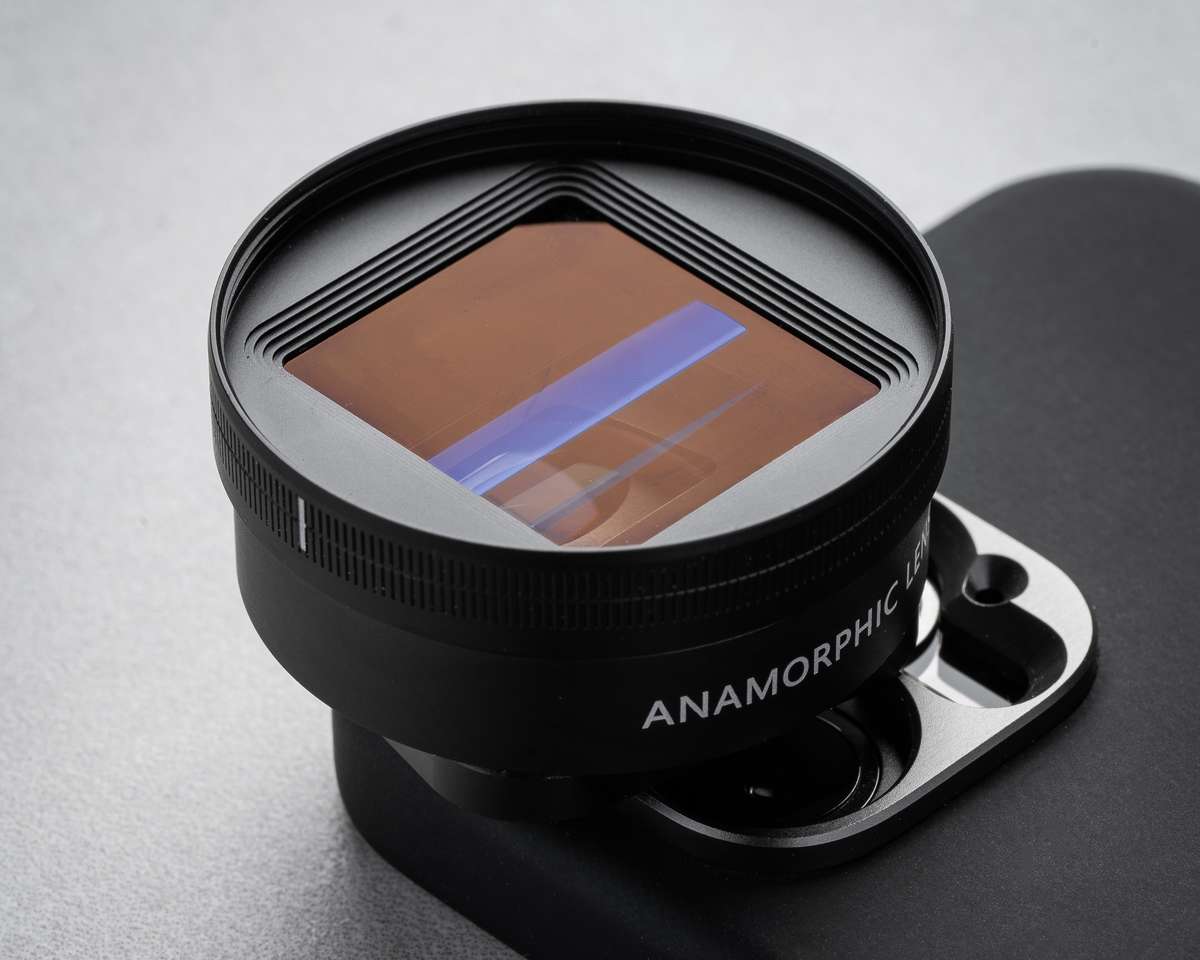 anamorphic lens attachment for iphone