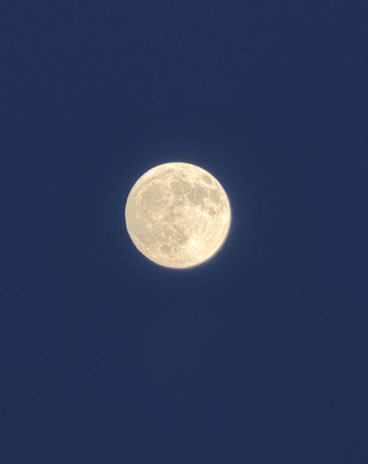 Moon shot on iPhone