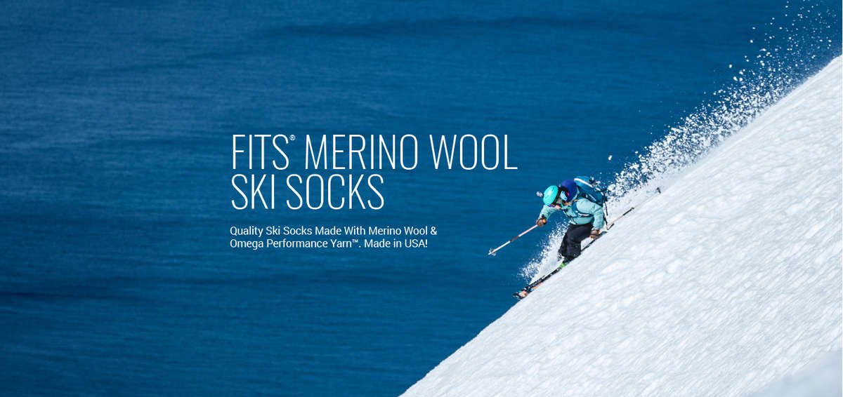 merino wool ski socks snowboarding socks from fits