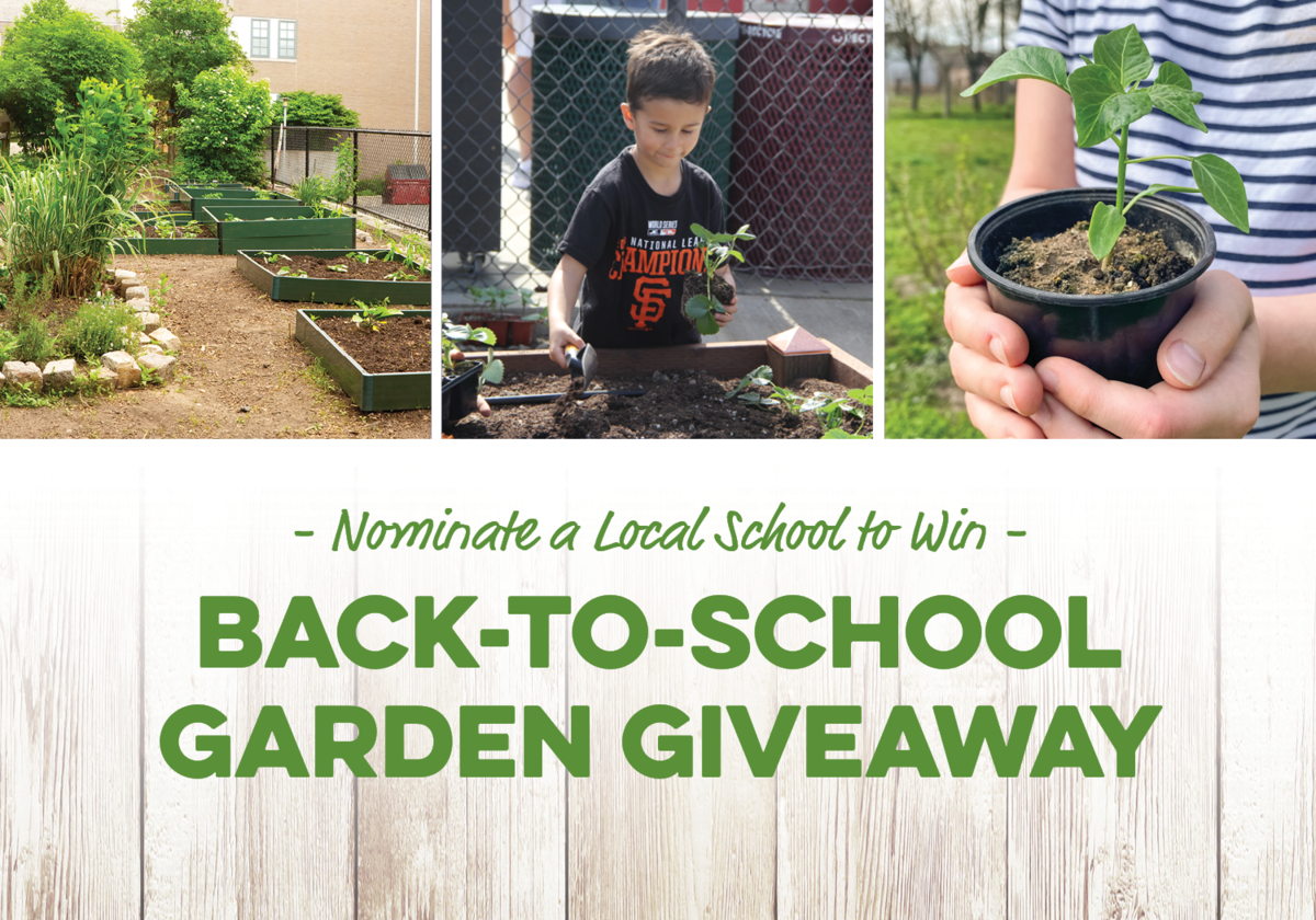 Nominate a Local School to Win Back-To-School Garden Giveaway 