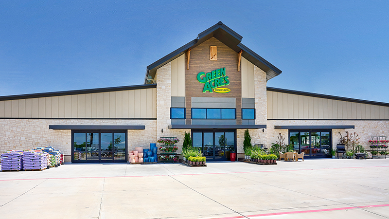 Melissa Green Acres Nursery & Supply Outside Sales Area