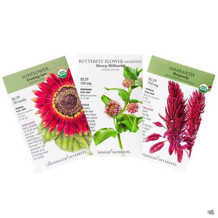 Botanical Interests Flower Seed Packets