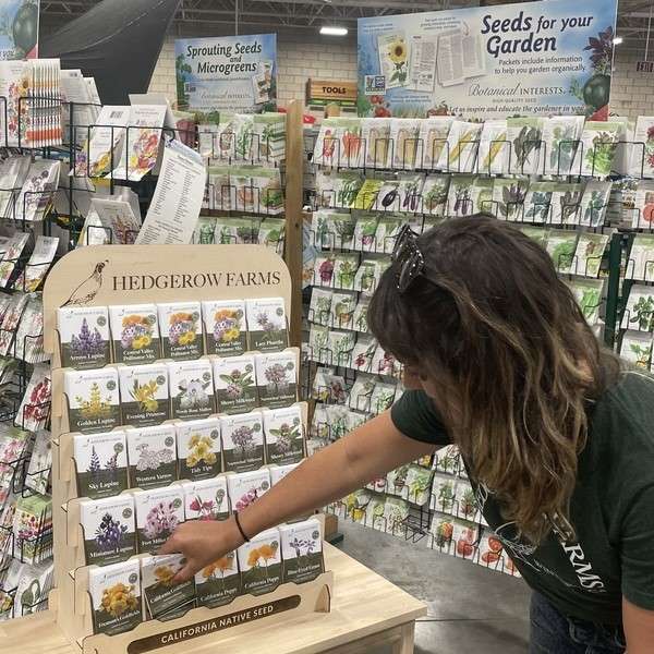 Hedgerow Farms seed display