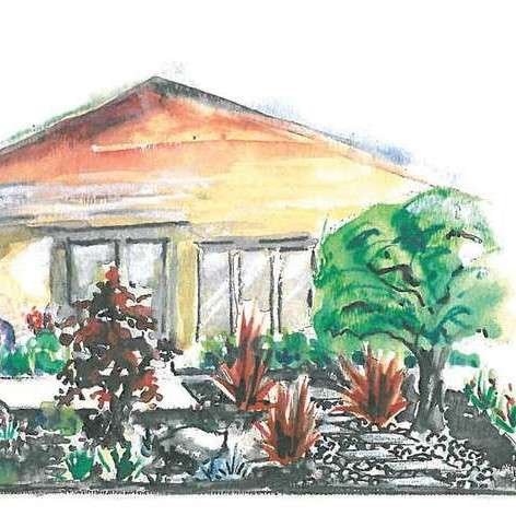 Rendering of a Contemporary Landscape Design