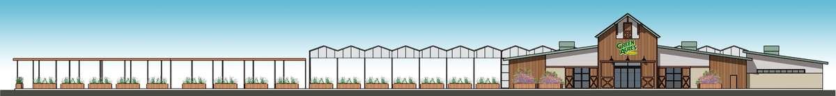 Front Elevation of Green Acres Nursery & Supply on Galilee Road
