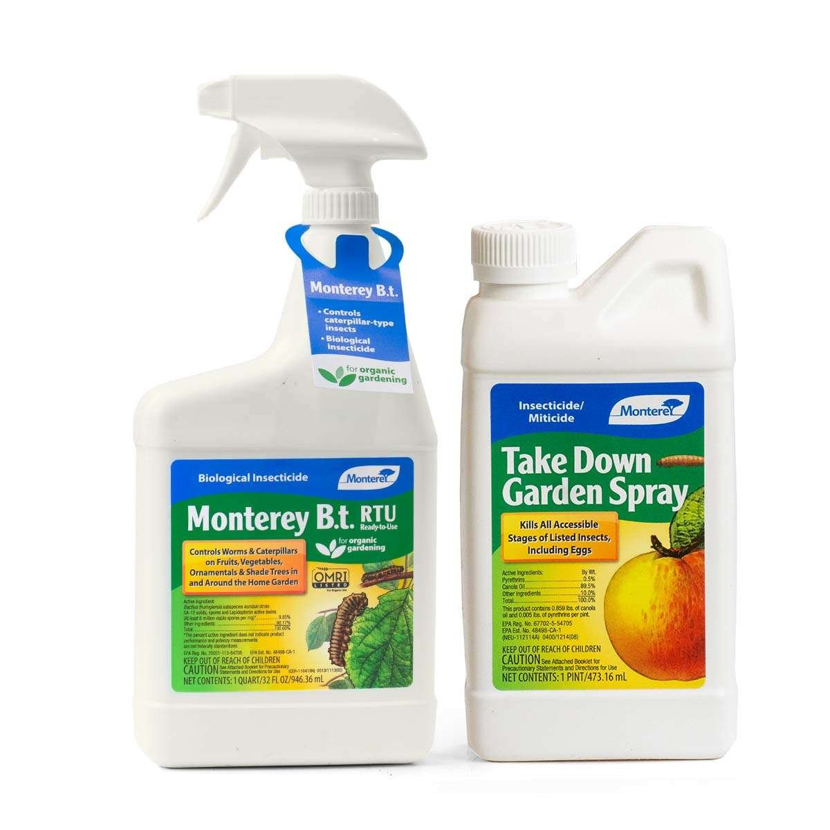 Monterey B.t. and Take Down Garden Spray