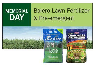 Labor Day: Apply Bolero Lawn Fertilizer and Bonide Crabgrass and Weed Preventer