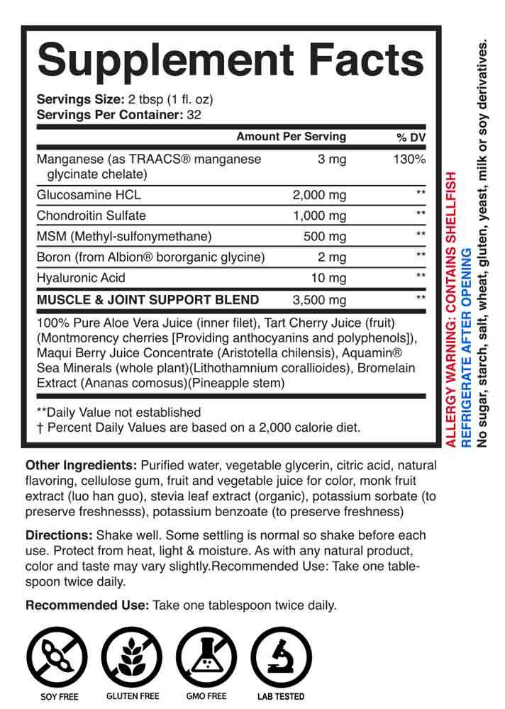 Brain Forza Liquid Glucoasmine Choindroiton MSM sulfate