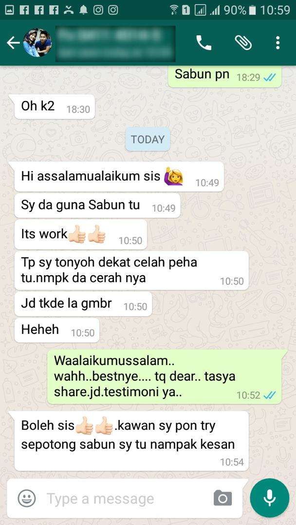 Sabun luffa tipu