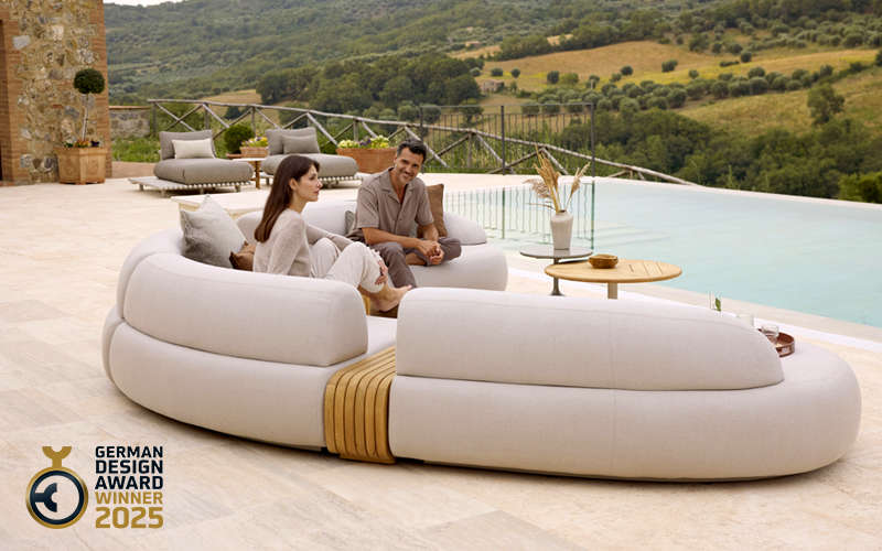 Round outdoor lamps - Illusion, winner of Danish Design Favourites 2023