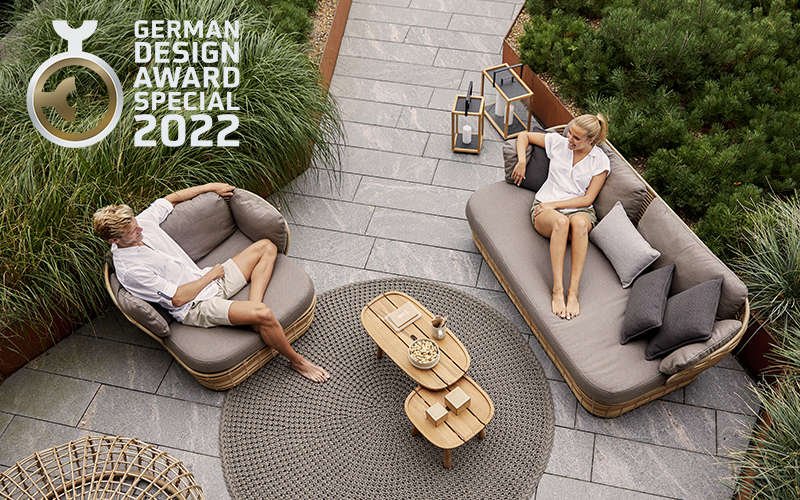 Outdoor lounge furniture Basket winner of German Design Award special 2022