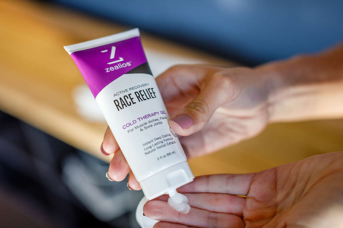 Zealios Race Relief cold therapy muscle gel Zealios Race Relief cold therapy muscle gel