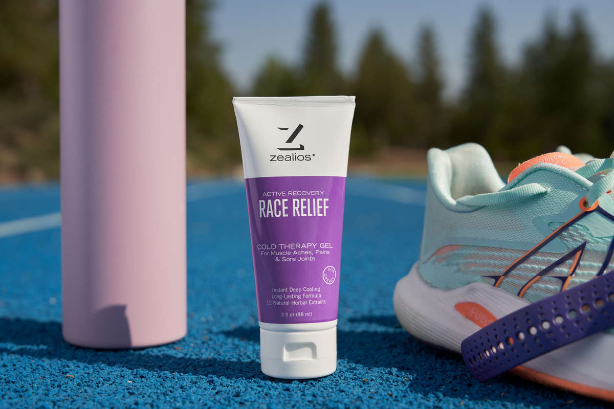 Zealios Race Relief cold therapy muscle gel