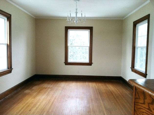 living room painting before