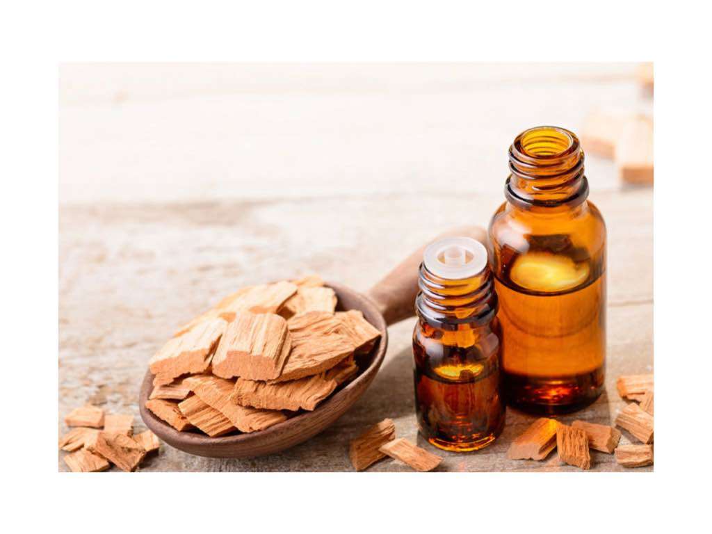 sandalwood essential oil tightens skin