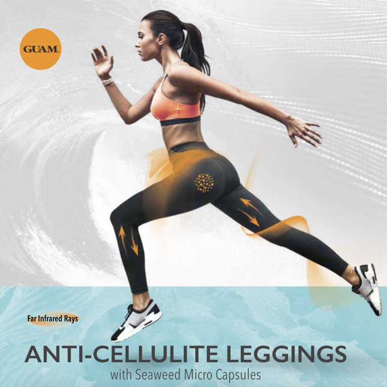 guam anti cellulite leggings with seaweed and infrared heat