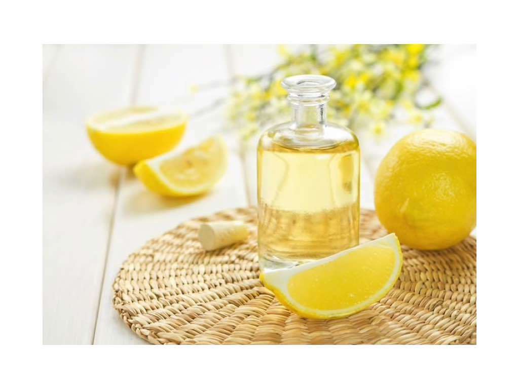 essential lemon oil boosts microcirculation and firming skin