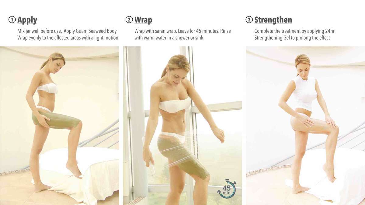 Body wraps, guam body wrap,  seaweed body wrap, cellulite wraps, wraps for cellulite, Best cellulite cream, best anti cellulite cream, stomach wrap, cellulite on stomach, stomach cellulite, skin tightening cream for stomach, Anti cellulite leggings, infrared body wrap