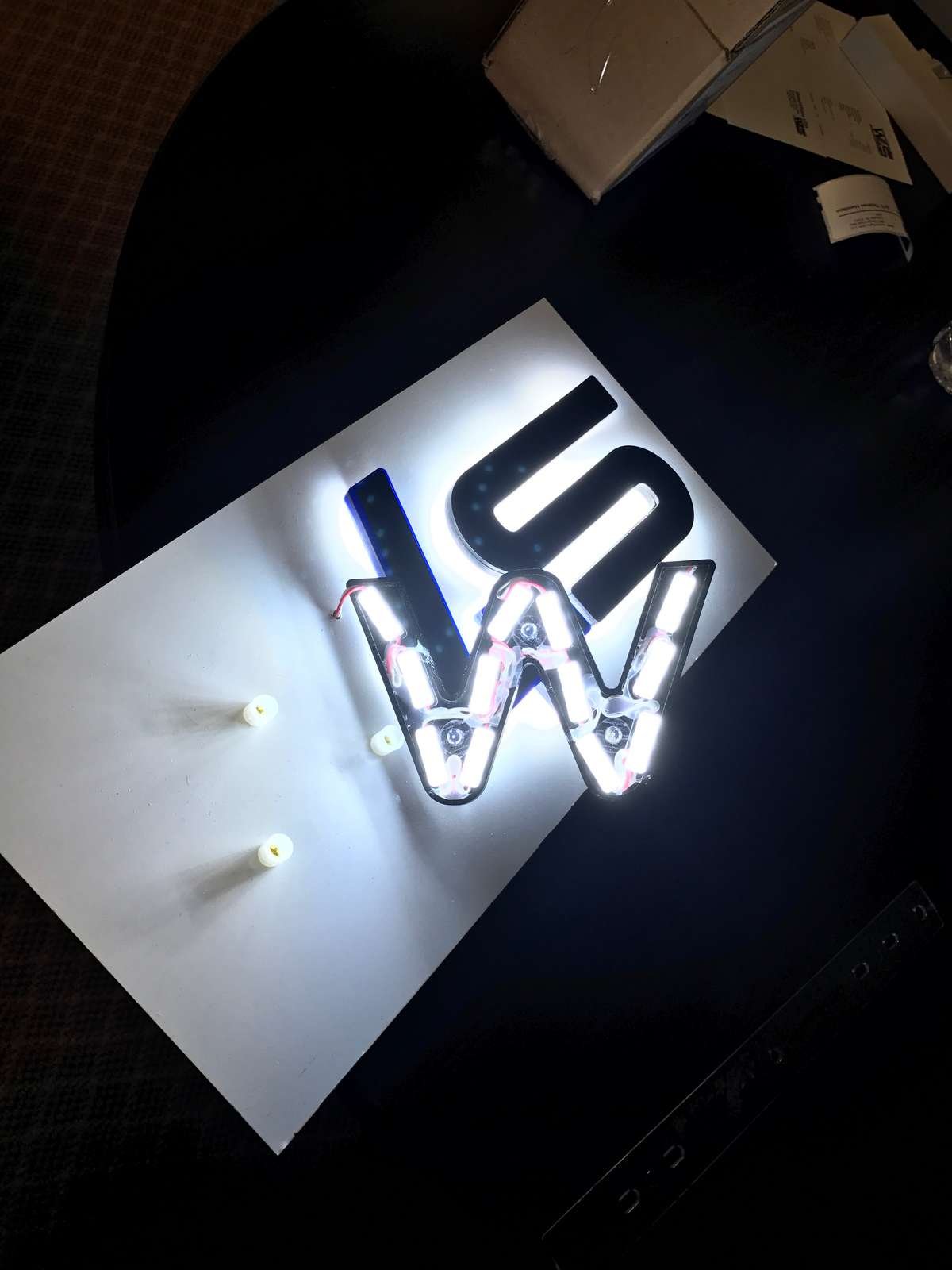 small light up letters