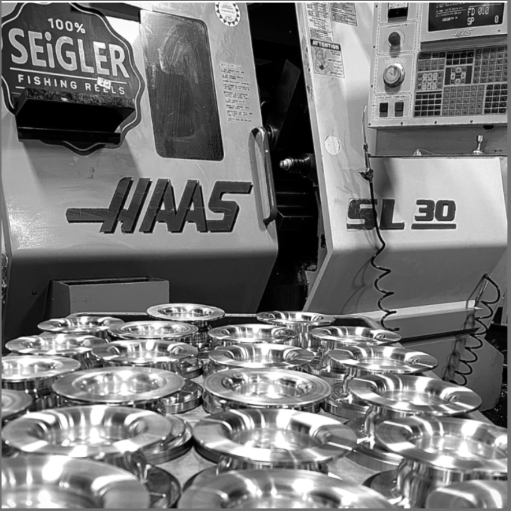 MADE IN THE USA- SPOOLS- HAAS- SL30- VIRGINIA BEACH- FAMILY BUSINESS- WES SEIGLER- DESIGNED- MACHINED- MACHINE PORN- WORKS OF ART
