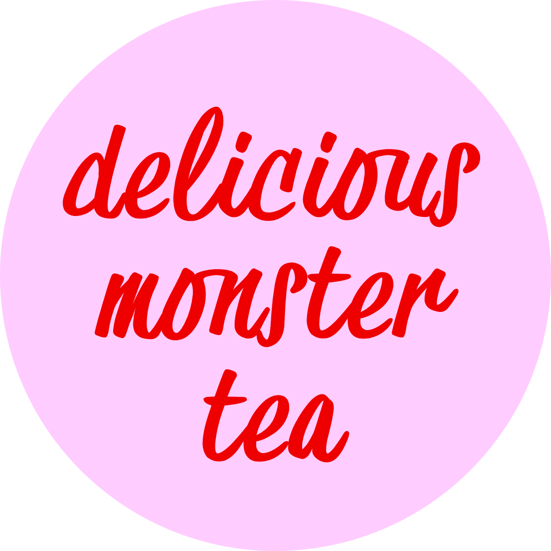 Delicious Monster Tea Logo Delicious Monster Tea Logo