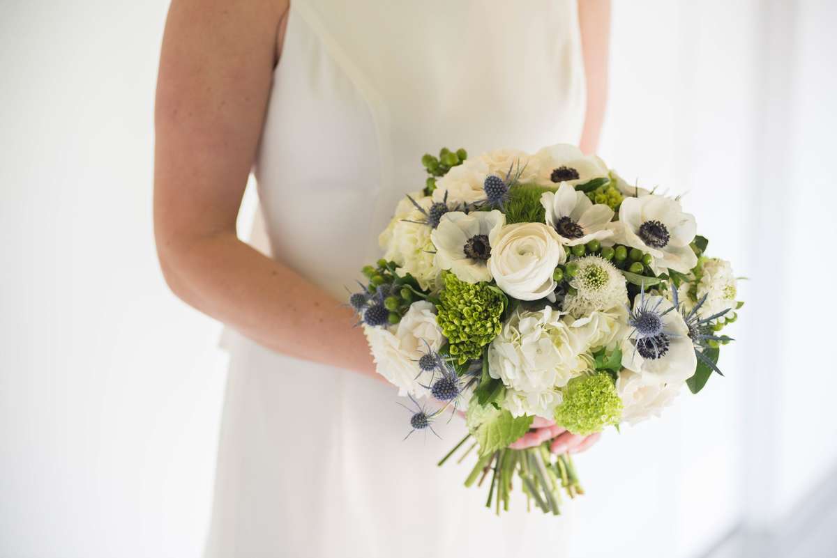 white anemone, anemone bouquet, cream and green bouquet, st patty wedding, flower moxie white anemone, anemone bouquet, cream and green bouquet, st patty wedding, flower moxie