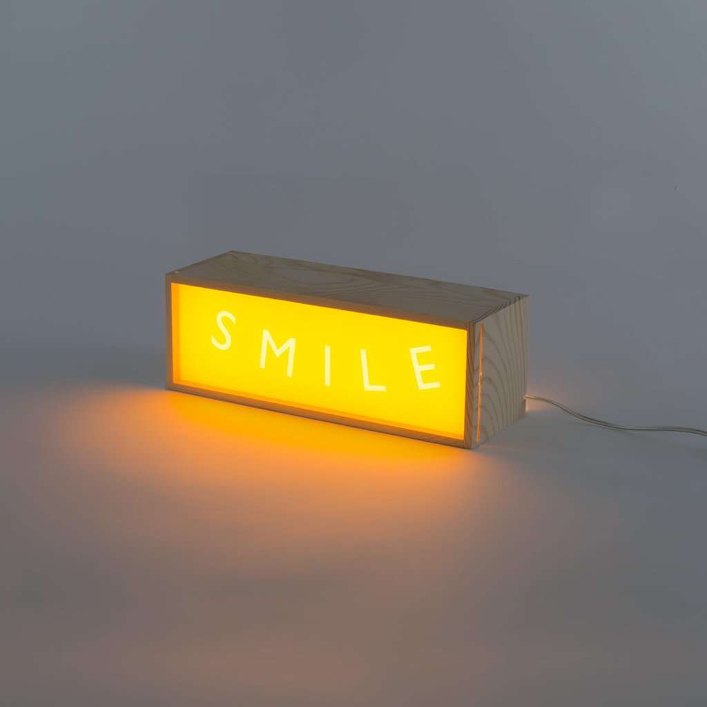 modern light box smile modern light box smile