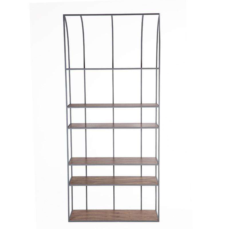 modern steel walnut bookshelf modern steel walnut bookshelf