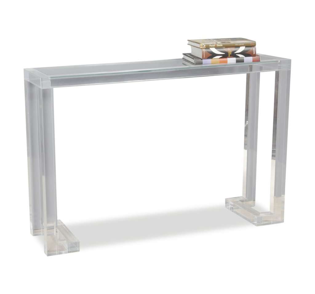 modern acrylic console modern acrylic console