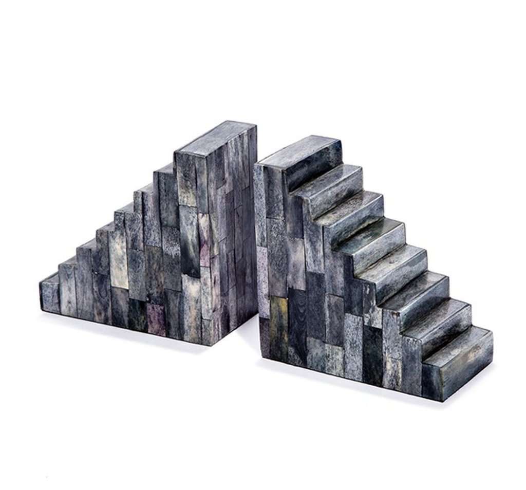 stone pyramid modern bookend stone pyramid modern bookend