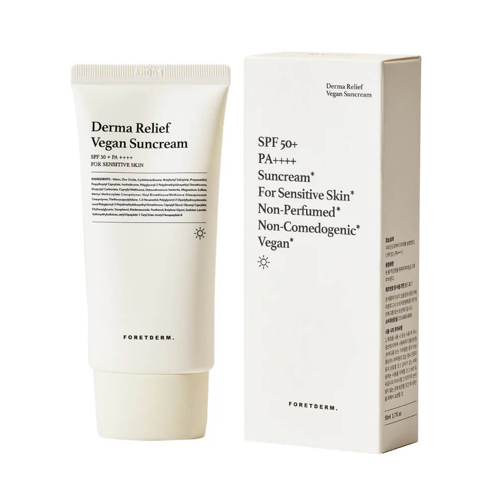 FORETDERM DERMA RELIEF VEGAN SUNCREAM SPF50+ / PA+++