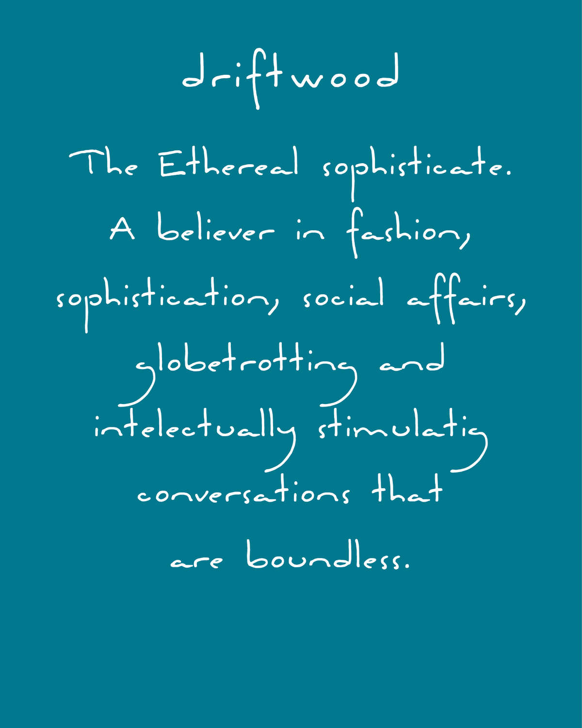 Driftwood fragrance scent persona the ethereal sophisticate. Driftwood fragrance scent persona the ethereal sophisticate.