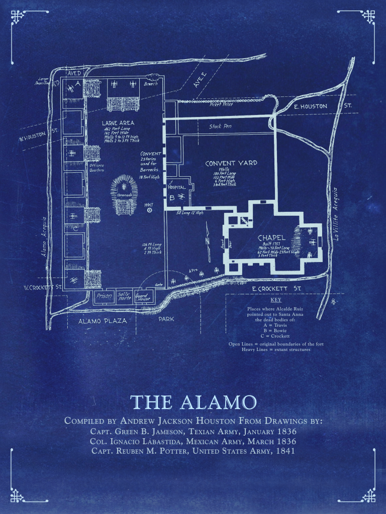 The Alamo Blueprint – Copano Bay Press