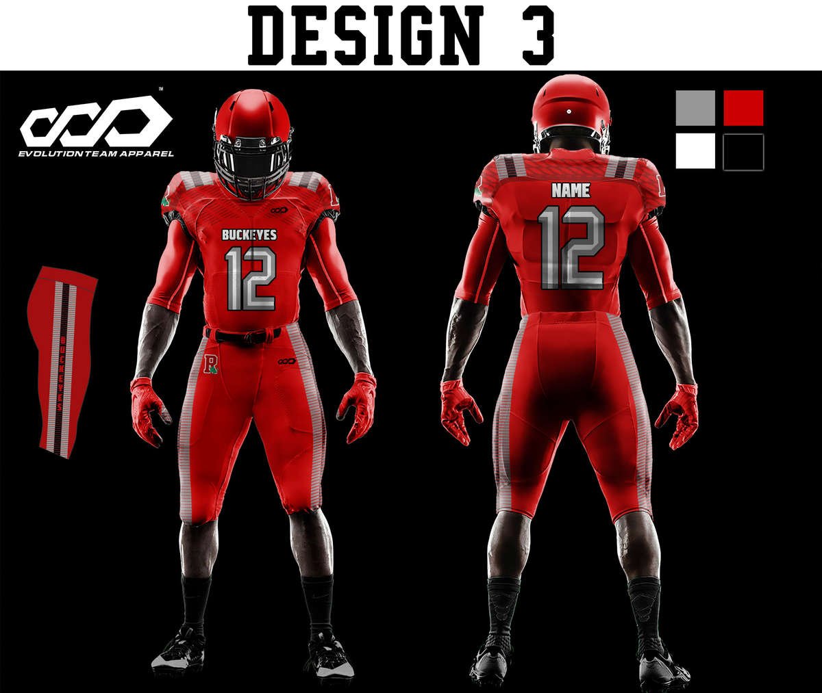 red football jersey design