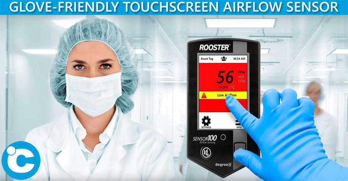 USP 800 compliant air flow management with a glove-friendly touch-screen monitor.