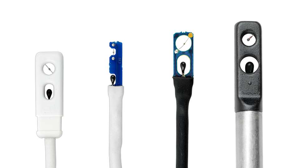 Airflow sensor head options.