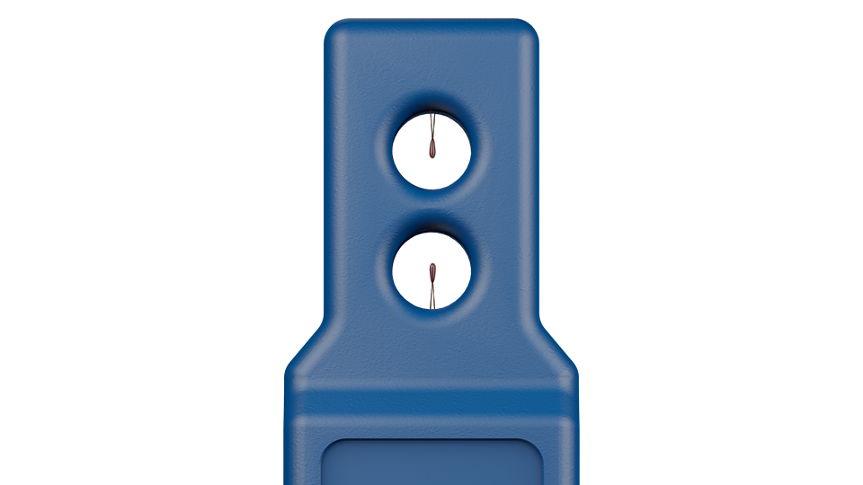 Airflow sensor with dual sensing of air velocity and air temperature.