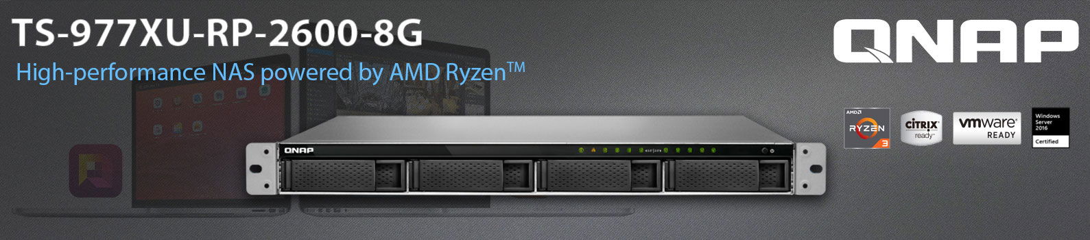 QNAP TS-977XU 9-Bay Rackmount NAS