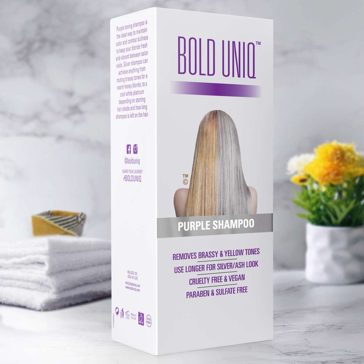 Bold Uniq Purple Shampoo 250ml