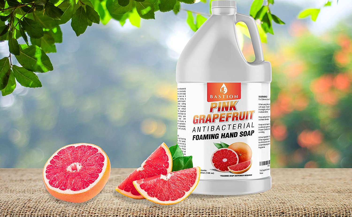 Pink Grapefruit Foaming Antibacterial Hand Soap 1 Gallon (128 oz.) B
