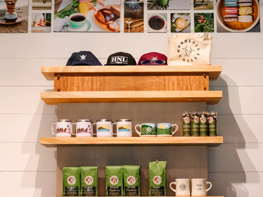 Honolulu Coffee retail shelves