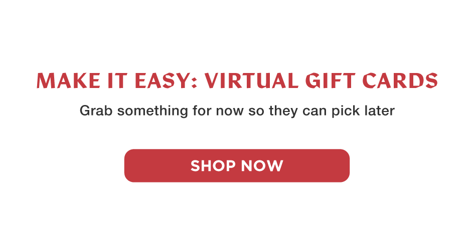 Make it easy with Virtual Gift Cards
