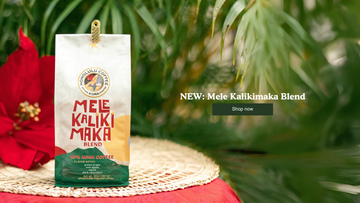 10oz bag of Mele Kalikimaka blend